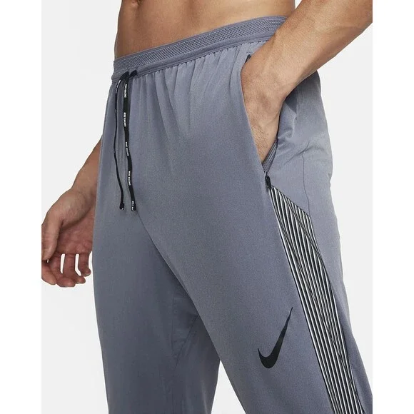 Nike AeroSwift Men's Dri-FIT ADV Running racing Pants FN3361-003 Grey Large NEW